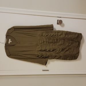 Burberry London Green Silk Dress